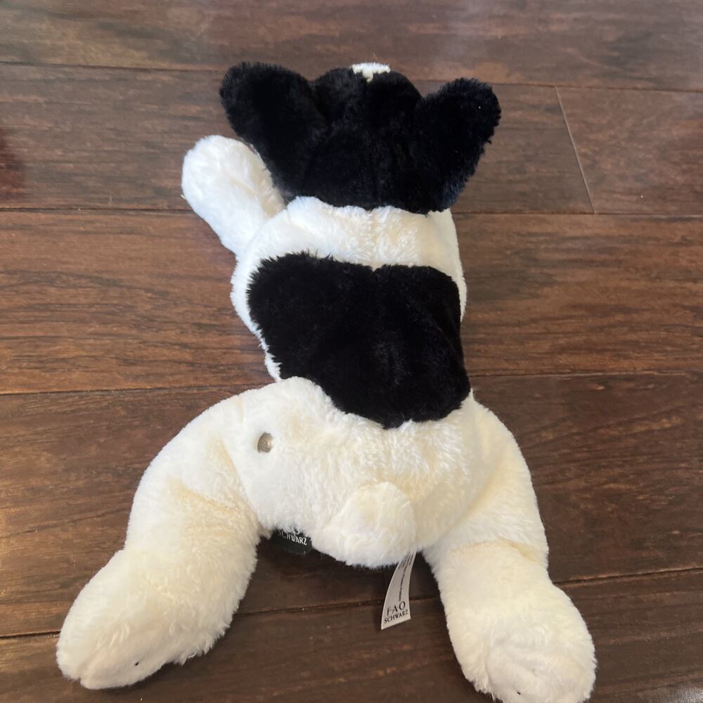 FAO Schwarz French Bulldog Cuddly Ultra-Soft Fur 14” Stuffed Animal, Adopt A Pet - Picture 5 of 7